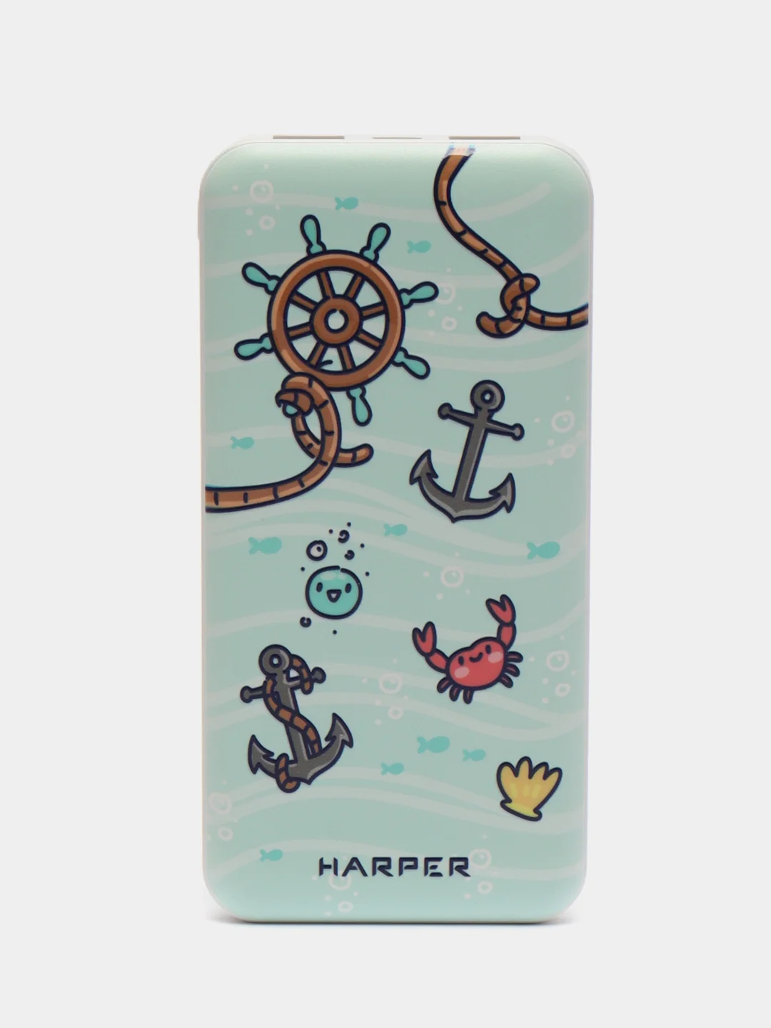 Внешний аккумулятор Harper PB-0021, 10 000 мАч, Micro USB, Type-C, USB х 2