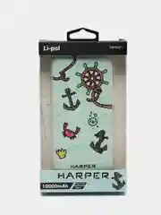 Внешний аккумулятор Harper PB-0021, 10 000 мАч, Micro USB, Type-C, USB х 2