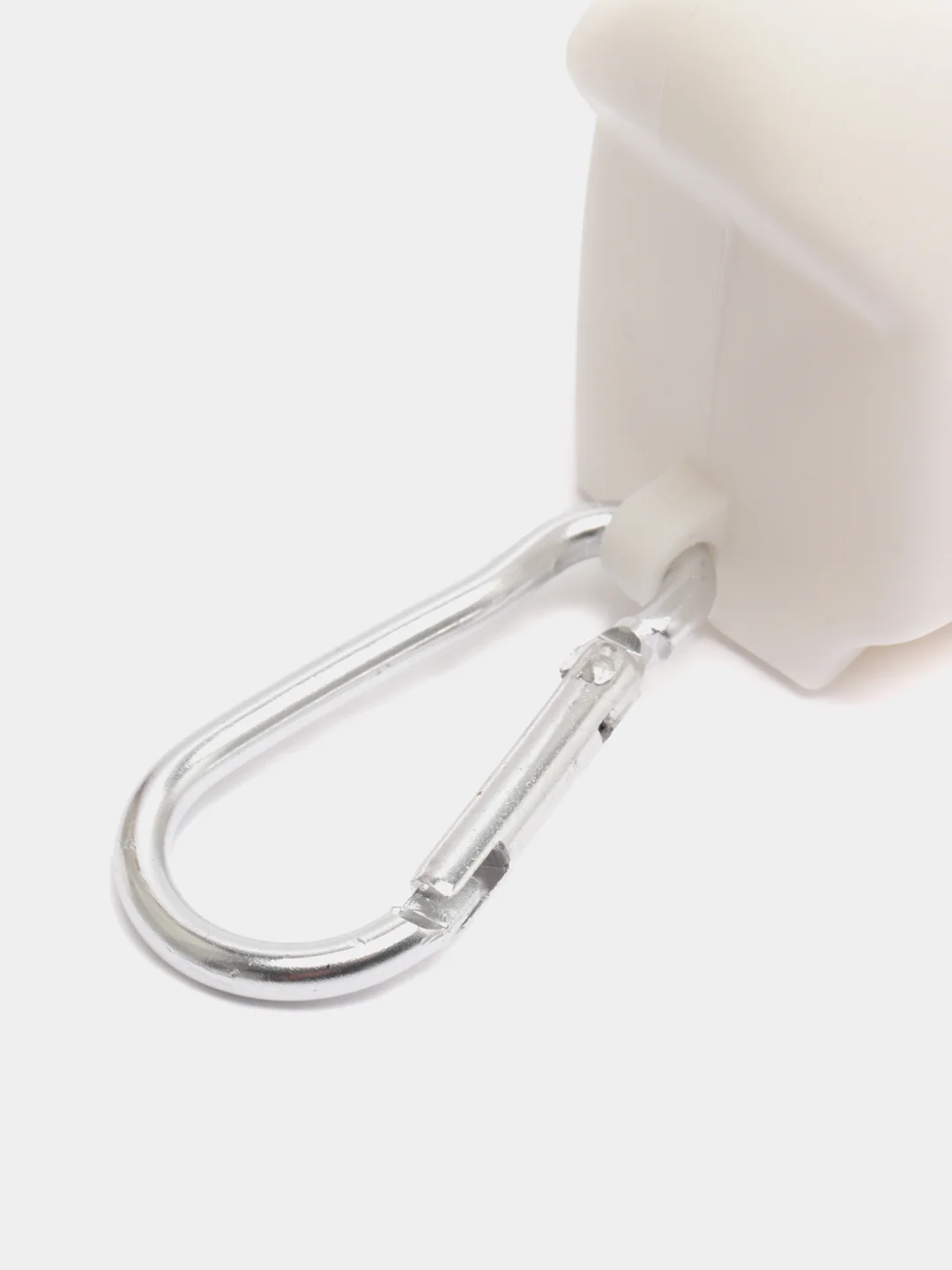 Серебряный чехол для беспроводных наушников Apple AirPods 1, 2, силиконовый