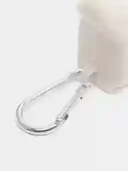 Серебряный чехол для беспроводных наушников Apple AirPods 1, 2, силиконовый