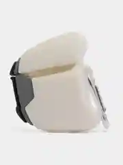 Серебряный чехол для беспроводных наушников Apple AirPods 1, 2, силиконовый