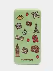 Внешний аккумулятор Harper PB-0025, 10 000 мАч, Micro USB, Type-C, USB х 2