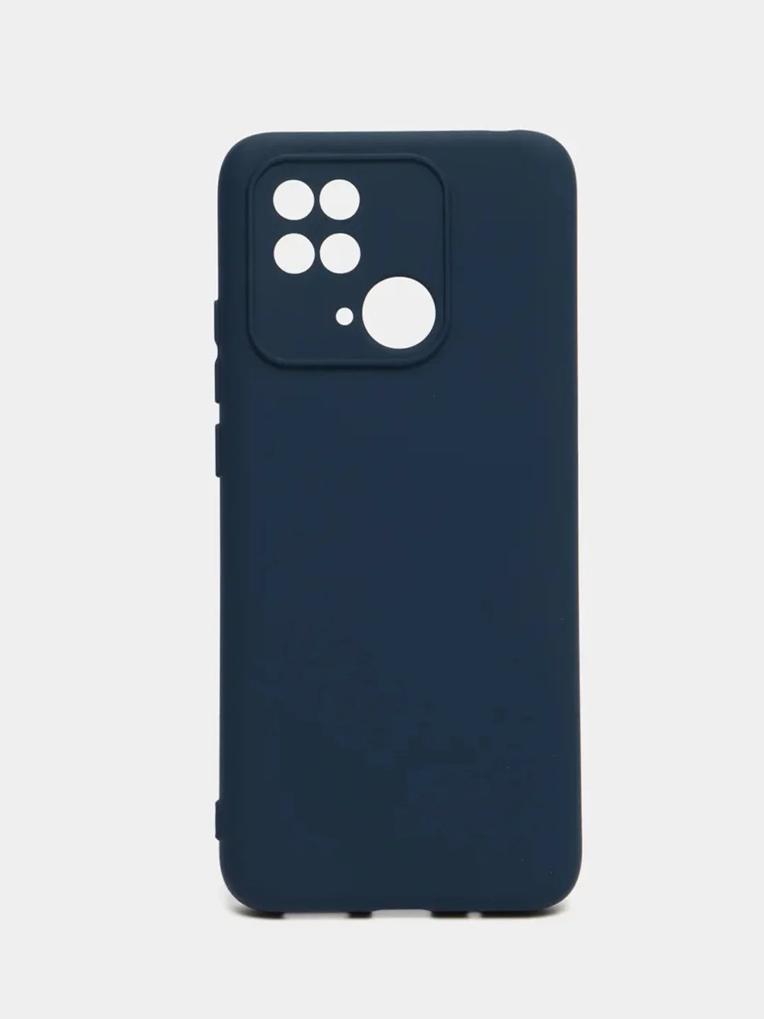 Темно-синий чехол Xiaomi Redmi 10C / Poco C40, Сяоми Редми 10С, силиконовый, с мягким подкладом