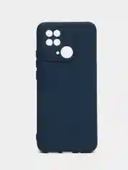 Темно-синий чехол Xiaomi Redmi 10C / Poco C40, Сяоми Редми 10С, силиконовый, с мягким подкладом