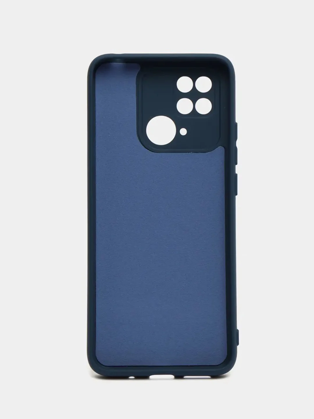 Темно-синий чехол Xiaomi Redmi 10C / Poco C40, Сяоми Редми 10С, силиконовый, с мягким подкладом