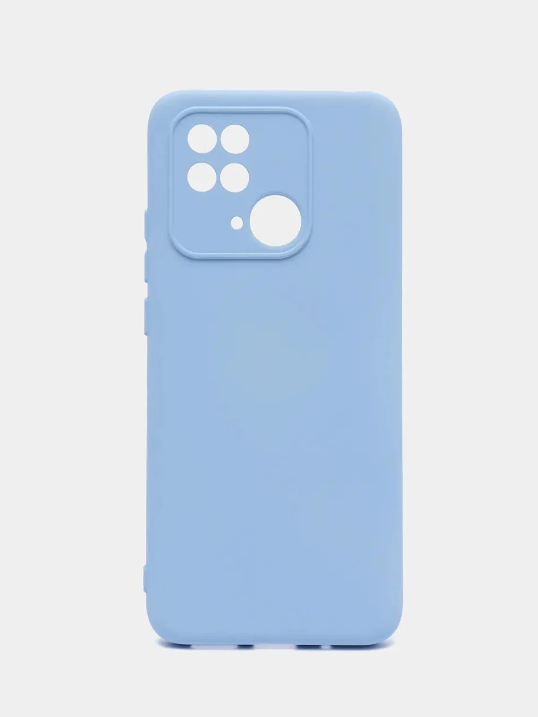 Голубой чехол Xiaomi Redmi 10C / Poco C40, Сяоми Редми 10С, силиконовый, с мягким подкладом