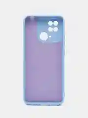 Голубой чехол Xiaomi Redmi 10C / Poco C40, Сяоми Редми 10С, силиконовый, с мягким подкладом
