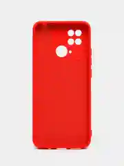 Красный чехол Xiaomi Redmi 10C / Poco C40, Сяоми Редми 10С, силиконовый, с мягким подкладом
