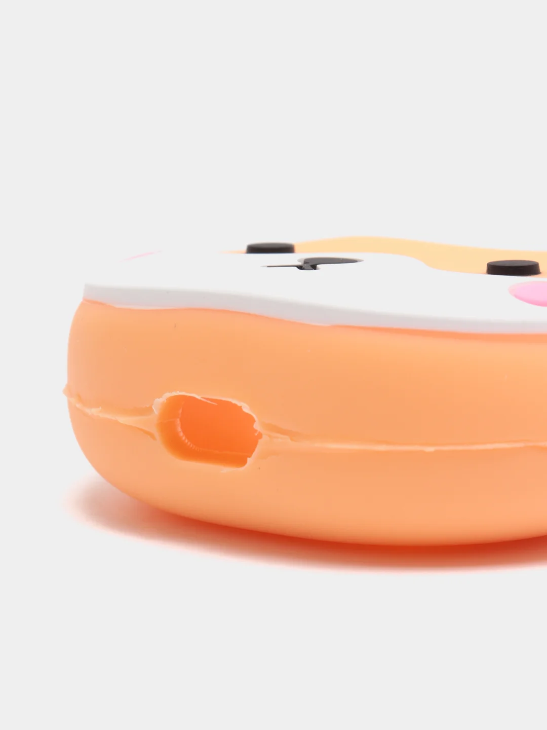 Оранжевый чехол для беспроводных наушников Apple AirPods 1, 2, силиконовый