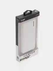 Белый внешний аккумулятор Harper PB-10011, 10000 мАч, Micro USB, гарантия 1 год