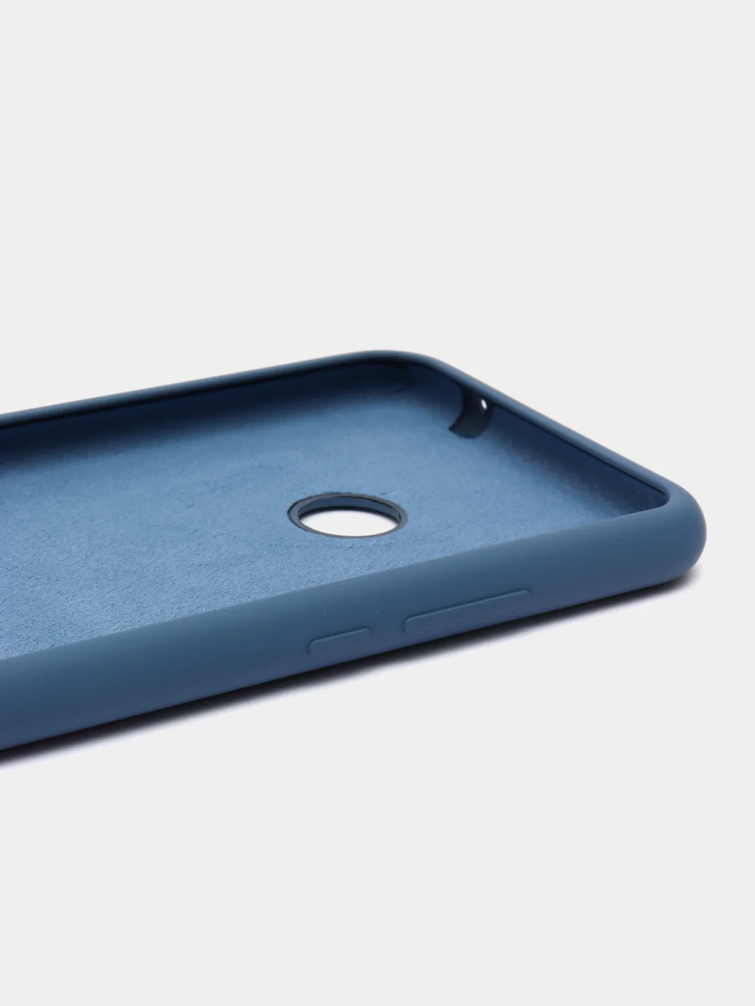 Темно-синий чехол силиконовый Silicone Cover Case для Huawei Honor 8C, Nova 3, 3i, P Smart Plus