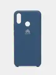 Темно-синий чехол силиконовый Silicone Cover Case для Huawei Honor 8C, Nova 3, 3i, P Smart Plus