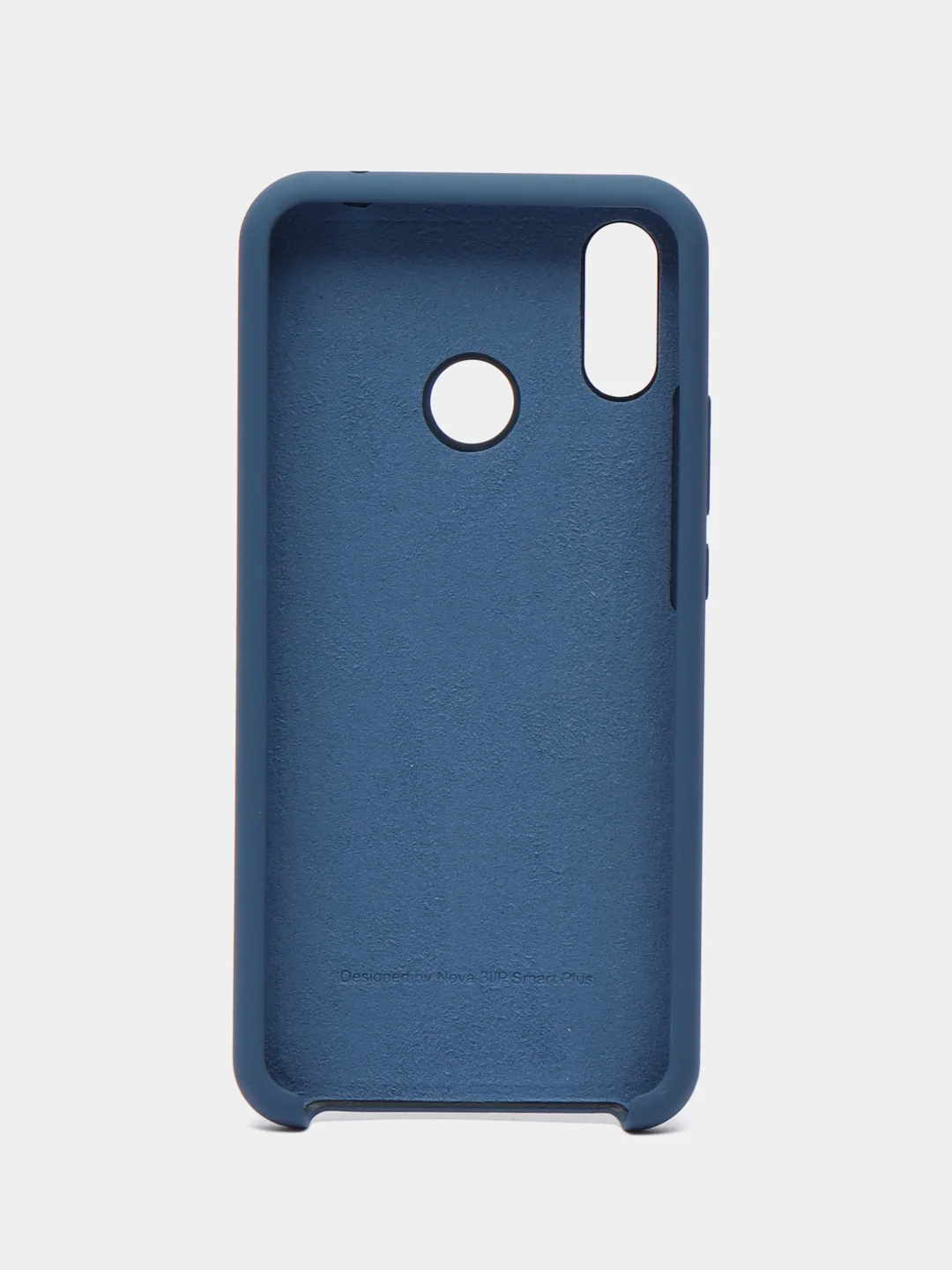 Темно-синий чехол силиконовый Silicone Cover Case для Huawei Honor 8C, Nova 3, 3i, P Smart Plus