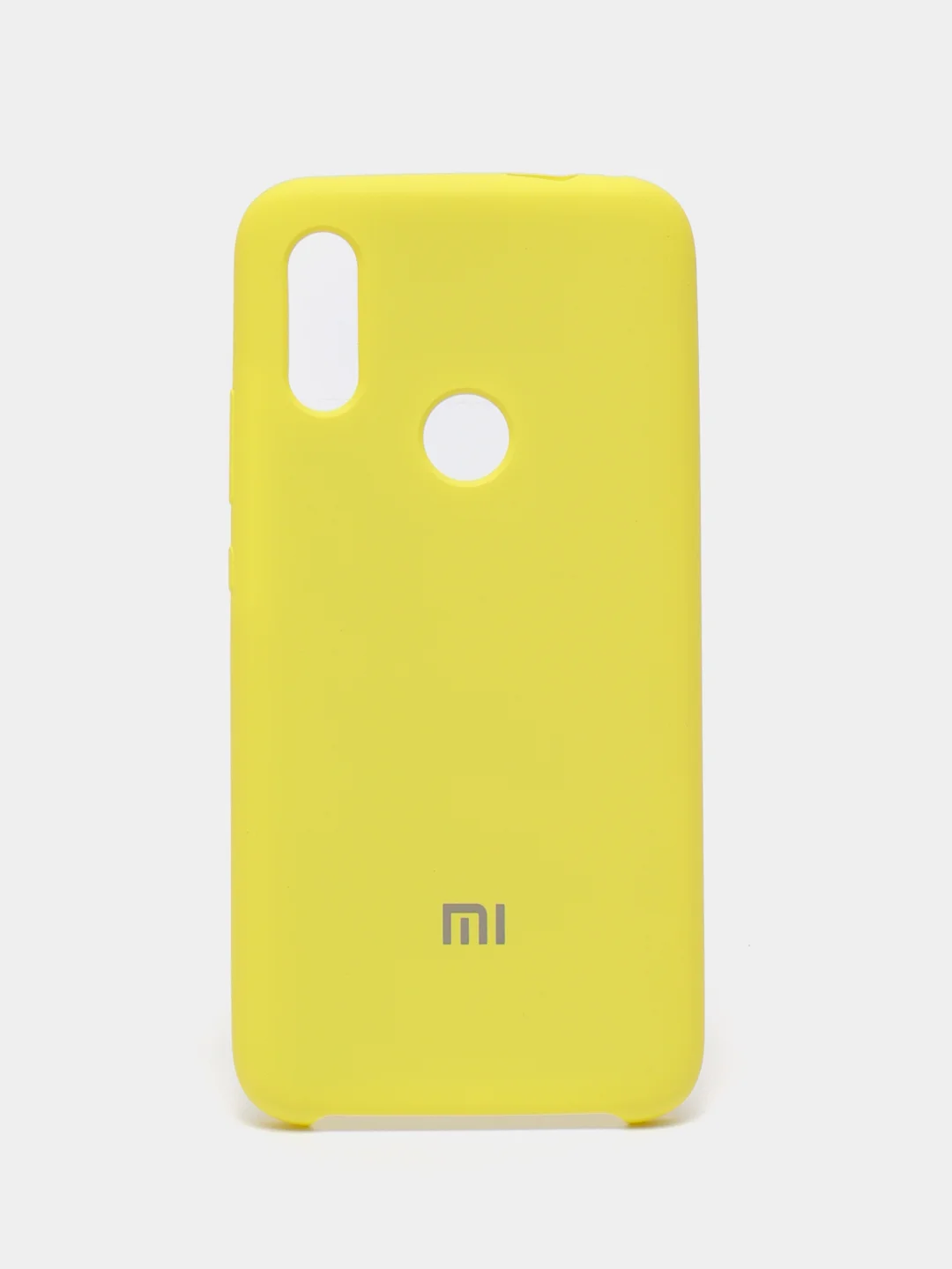 Лимонный чехол силиконовый Silicone Cover Case для Xiaomi Redmi 7, Mi Play
