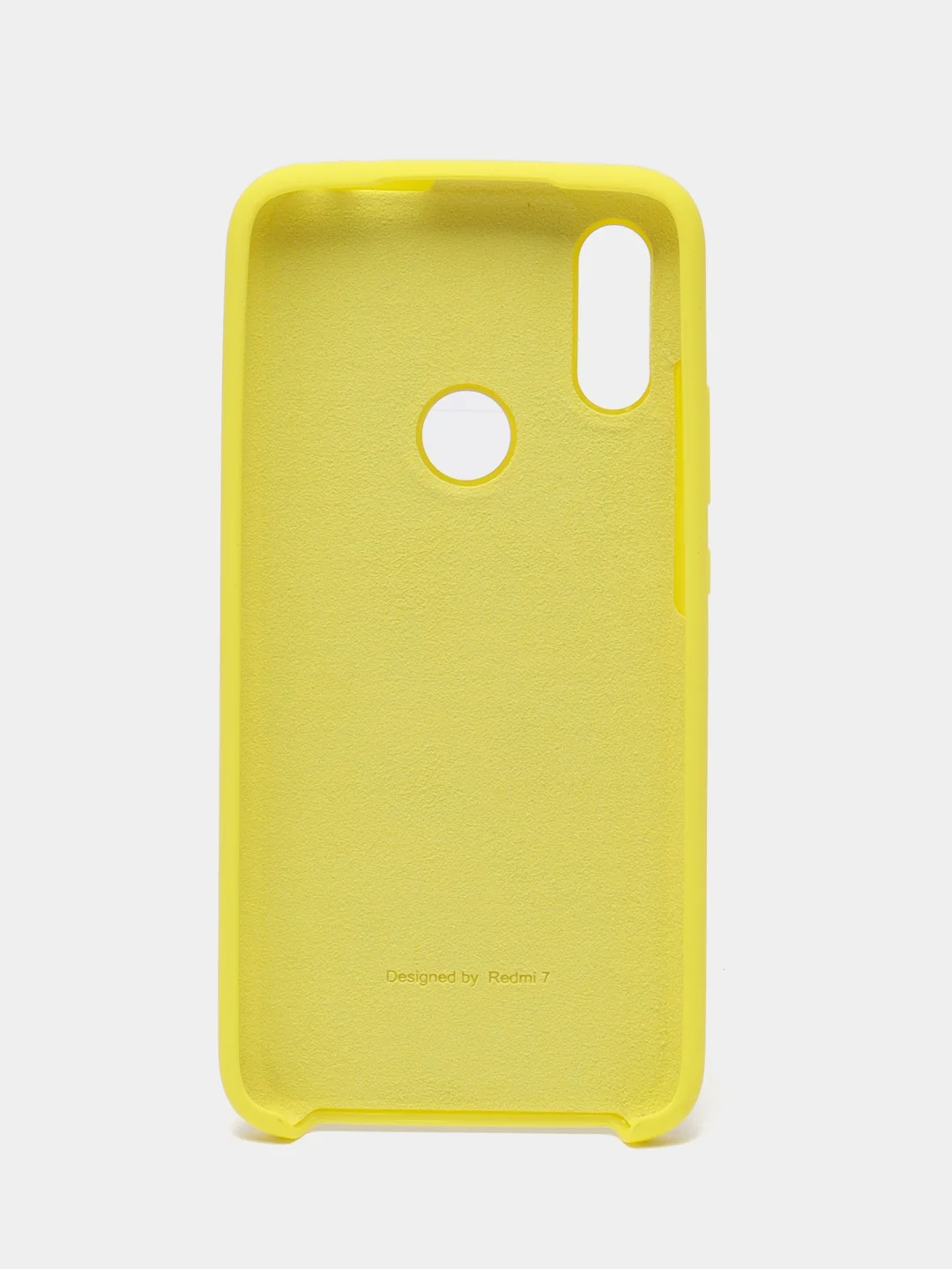 Лимонный чехол силиконовый Silicone Cover Case для Xiaomi Redmi 7, Mi Play