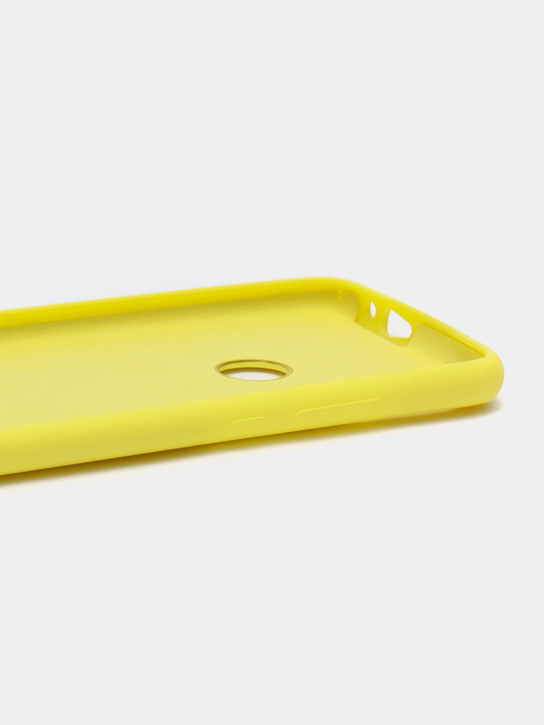 Лимонный чехол силиконовый Silicone Cover Case для Xiaomi Redmi 7, Mi Play