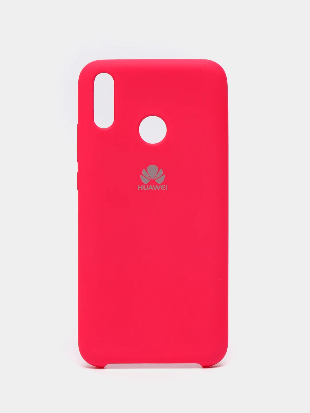 Алый чехол силиконовый Silicone Cover Case для Huawei Honor Y6, 8A, Y9 2019