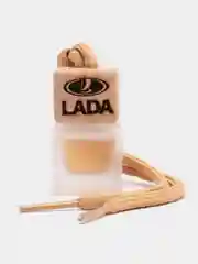 Алый ароматизатор автомобильный, с гравировкой логотипа LADA