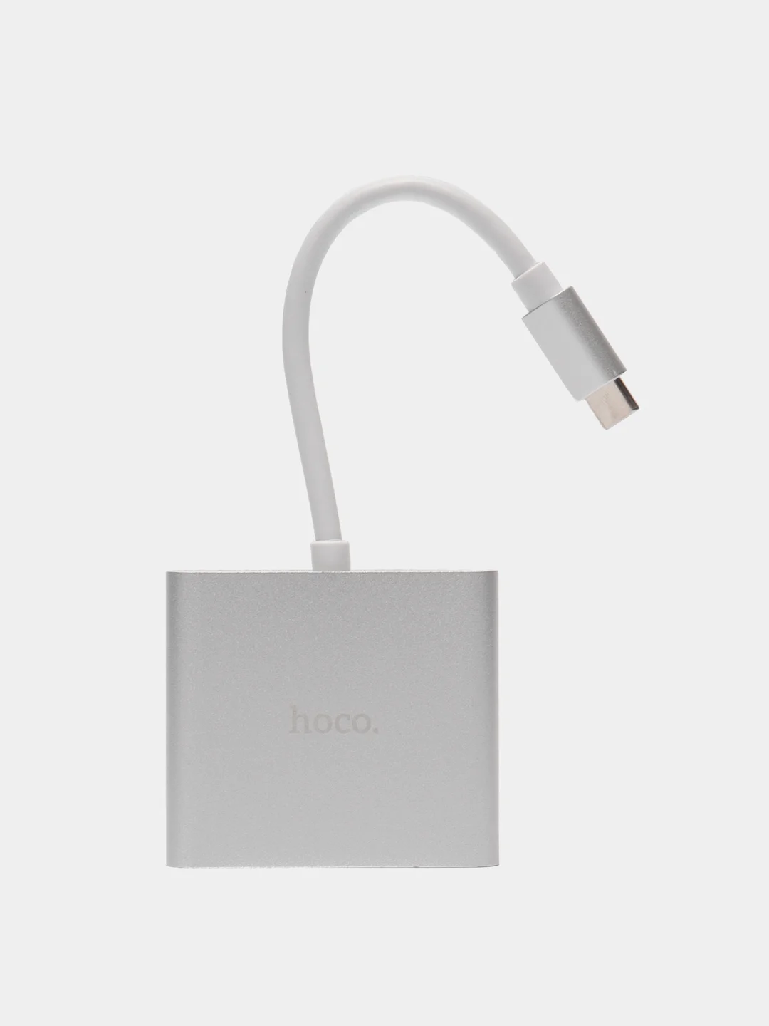 Переходник HOCO HB14 USB HUB для Macbook, Type-c to USB-C, USB 3.0, HDMI, PD