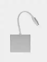 Переходник HOCO HB14 USB HUB для Macbook, Type-c to USB-C, USB 3.0, HDMI, PD