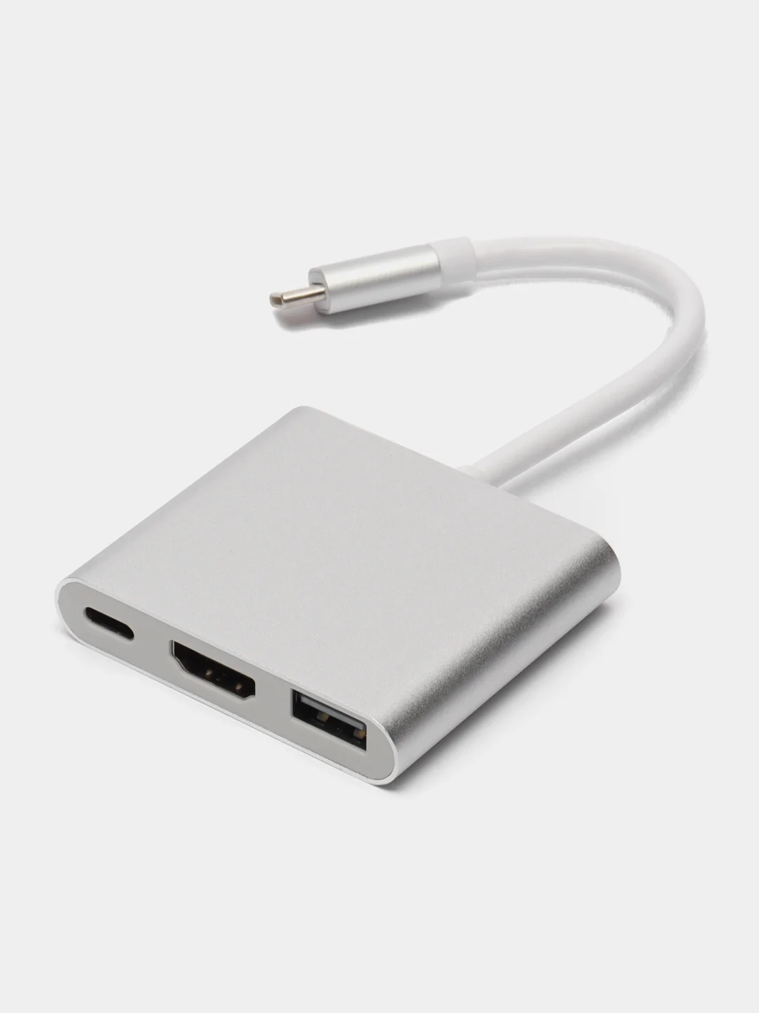 Переходник HOCO HB14 USB HUB для Macbook, Type-c to USB-C, USB 3.0, HDMI, PD