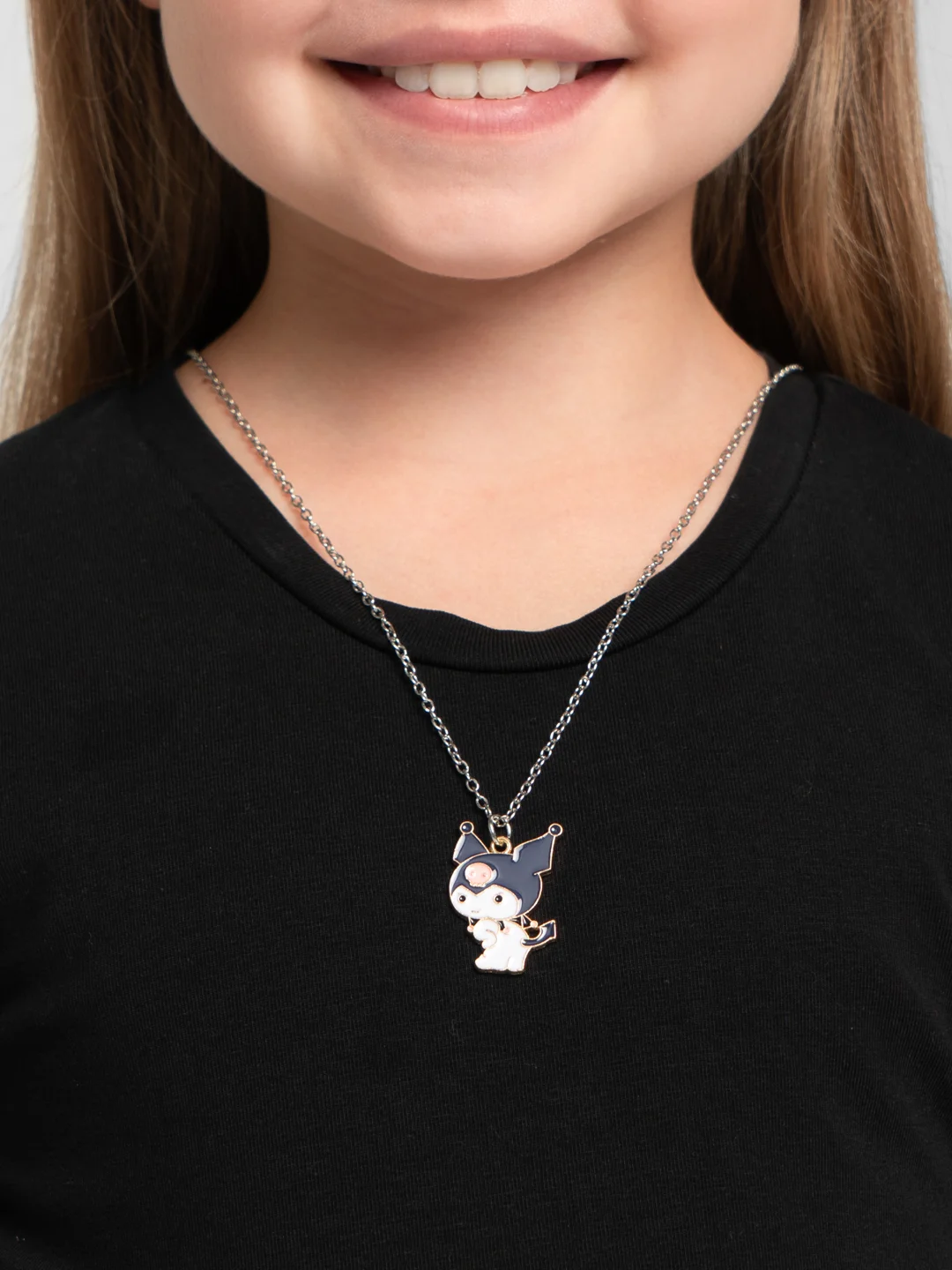Багровый подвеска "Куроми и Май Мелоди", Hello Kitty, на цепочке