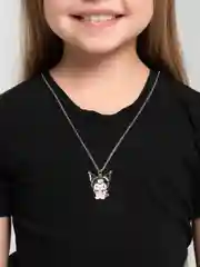 Бежевый подвеска "Куроми и Май Мелоди", Hello Kitty, на цепочке
