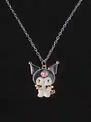 Бежевый подвеска "Куроми и Май Мелоди", Hello Kitty, на цепочке