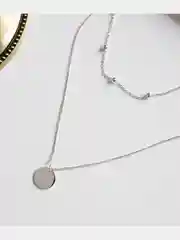 Цепочка с напылением серебра 925 пробы