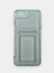 Прозрачный чехол противоударный для iPhone 7 Plus / 8 Plus, прозрачный, с карманом для карты