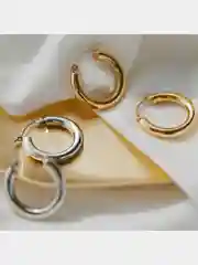 Серьги с напылением серебра 925 пробы