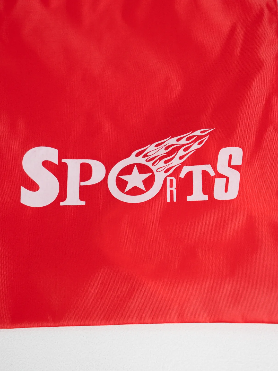 Алый мешок для обуви с принтом "Sport"