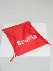 Алый мешок для обуви с принтом "Sport"