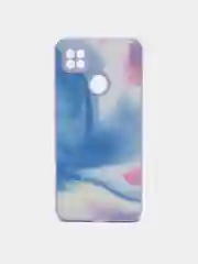 Небесно-голубой чехол Xiaomi Redmi 9C, Redmi 9C NFC, Redmi 10A, Сяоми Редми 9С,  пластиковый под стекло