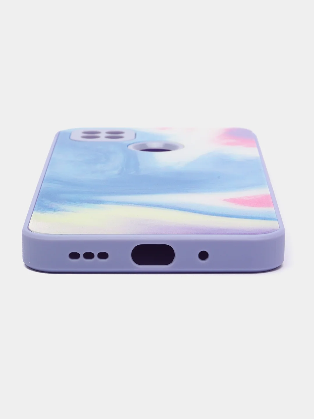 Небесно-голубой чехол Xiaomi Redmi 9C, Redmi 9C NFC, Redmi 10A, Сяоми Редми 9С, пластиковый под стекло