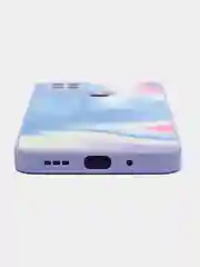 Небесно-голубой чехол Xiaomi Redmi 9C, Redmi 9C NFC, Redmi 10A, Сяоми Редми 9С,  пластиковый под стекло
