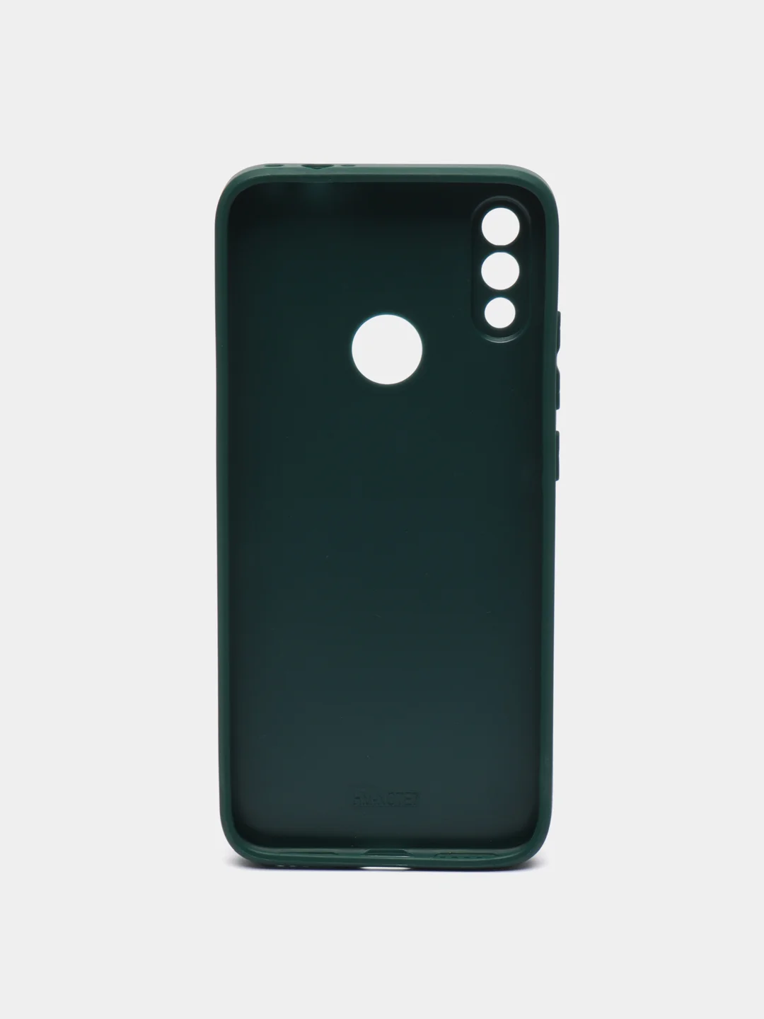 Тёмно-зелёный чехол Xiaomi Redmi Note 7, Redmi Note 7 Pro твердый пластиковый глянцевый под стекло