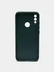 Тёмно-зелёный чехол Xiaomi Redmi Note 7, Redmi Note 7 Pro твердый пластиковый глянцевый под стекло