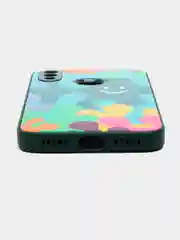 Тёмно-зелёный чехол Xiaomi Redmi Note 7, Redmi Note 7 Pro твердый пластиковый глянцевый под стекло