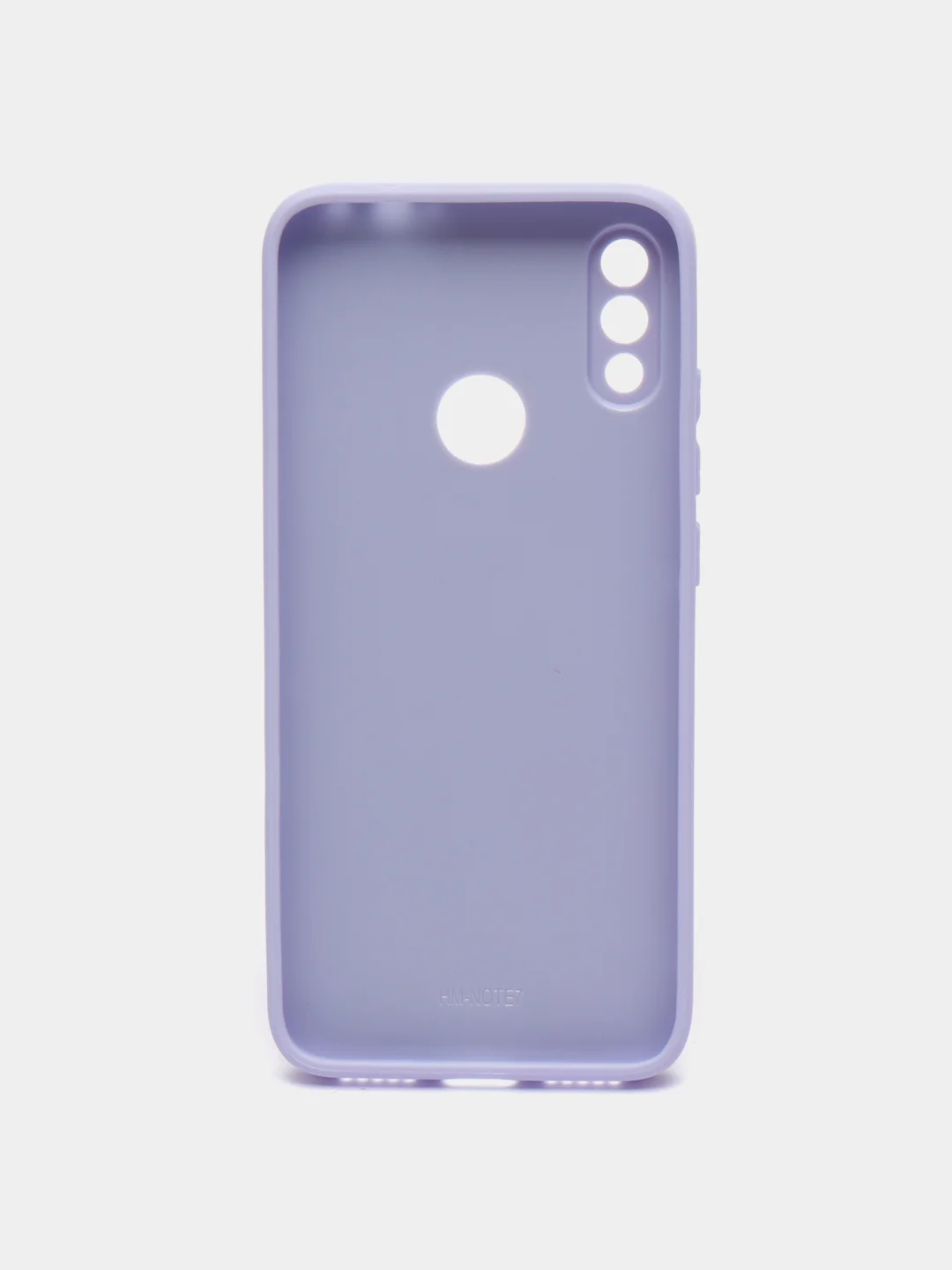 Сиреневый чехол Xiaomi Redmi Note 7, Redmi Note 7 Pro твердый пластиковый глянцевый под стекло