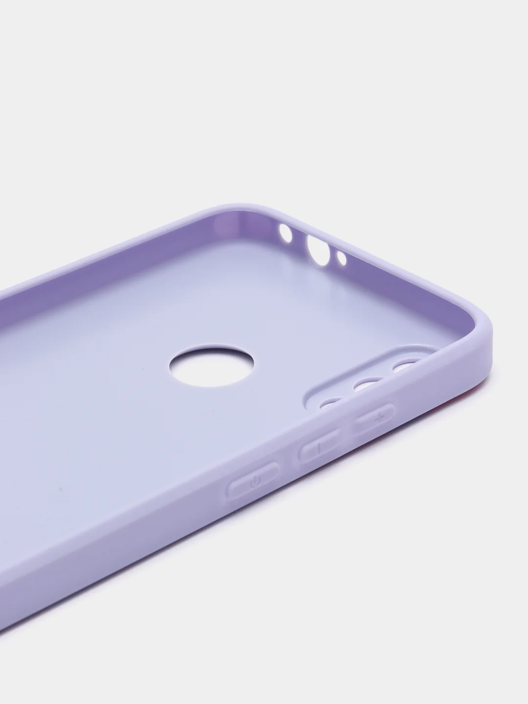 Сиреневый чехол Xiaomi Redmi Note 7, Redmi Note 7 Pro твердый пластиковый глянцевый под стекло