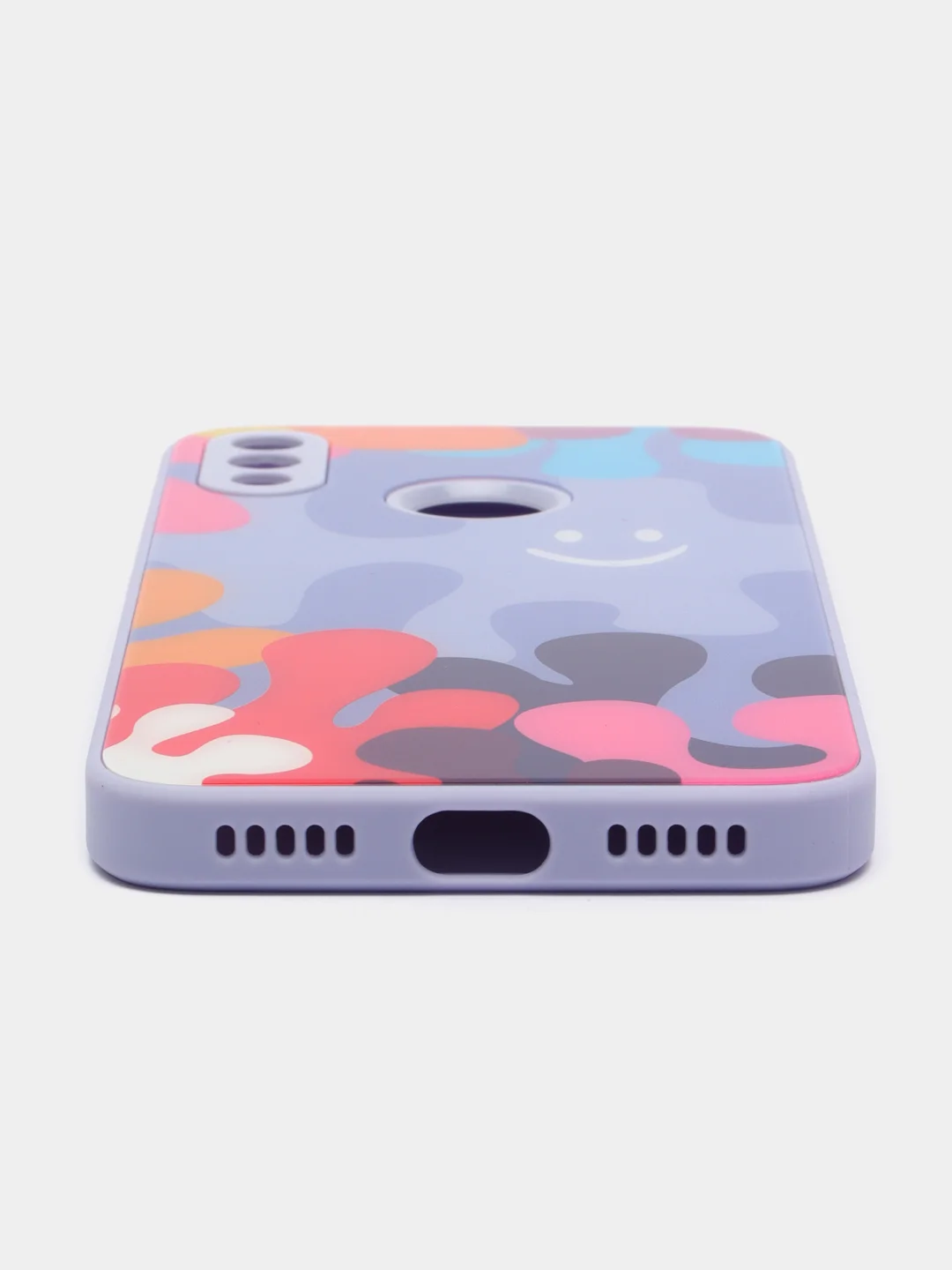 Сиреневый чехол Xiaomi Redmi Note 7, Redmi Note 7 Pro твердый пластиковый глянцевый под стекло
