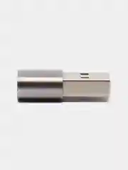 Серый адаптер переходник Type-А на USB Type-С для зарядки