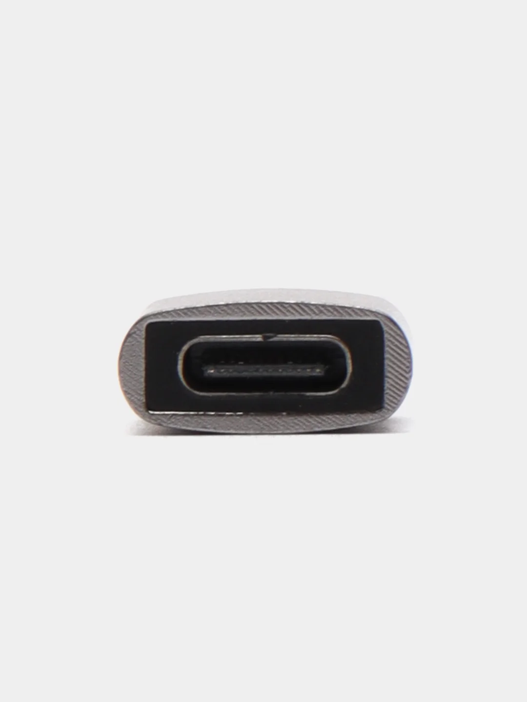Серый адаптер переходник Type-А на USB Type-С для зарядки
