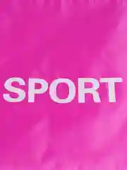 Фуксия мешок для обуви с принтом "Sport"