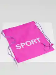 Фуксия мешок для обуви с принтом "Sport"