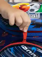Зеленый рюкзак школьный, формовка