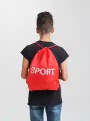 Индиго мешок для обуви с принтом "Sport"