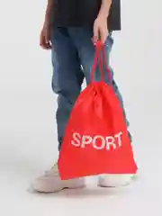 Индиго мешок для обуви с принтом "Sport"