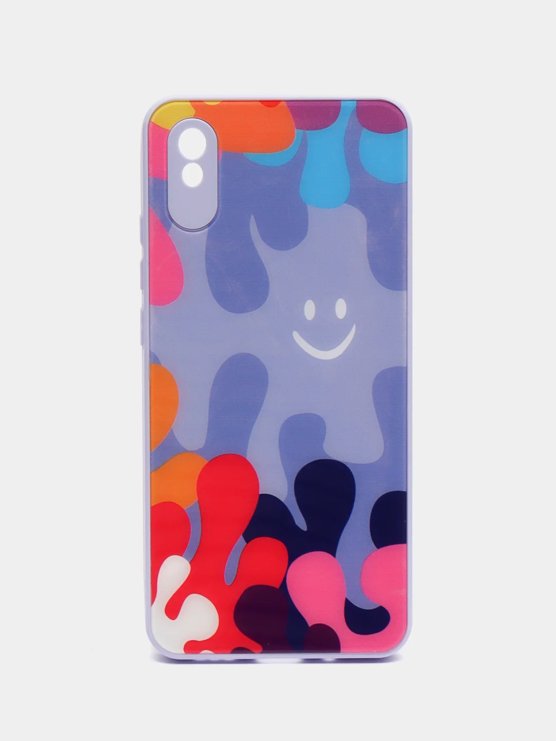 Пурпурный чехол Xiaomi Redmi 9A, Сяоми Редми 9А, пластиковый под стекло